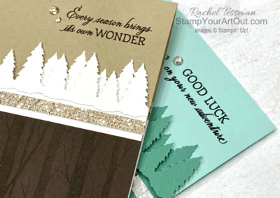 Welcoming Woods Evergreen Tree Cards