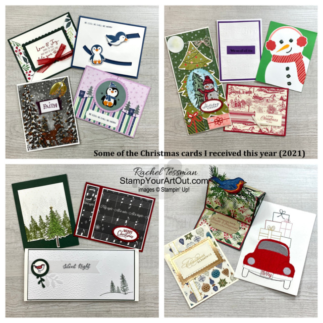 Click here to see some of the hand-crafted cards I received this Holiday Season 2021. Stampin’ Up!® - Stampin’ Up!® - Stamp Your Art Out! www.stampyourartout.com