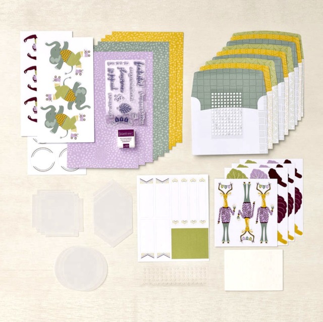 The February 2022 Safari Celebration Paper Pumpkin Kit. - Stampin’ Up!® - Stamp Your Art Out! www.stampyourartout.com