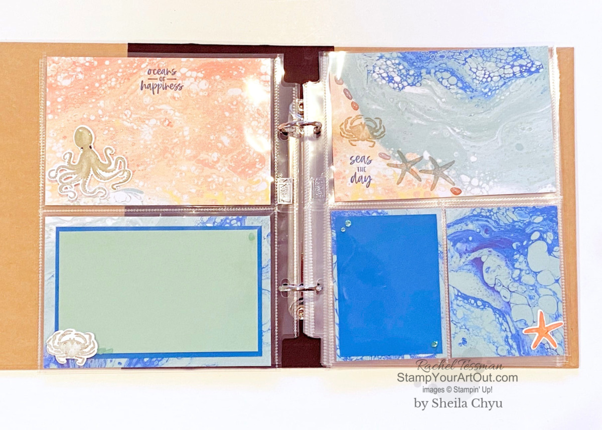Our Stampers With ART Showcase Stamper for the month of March 2022 created some fantastic cards and memory pages with the Seas the Day Stamp Set and Sea Dies. Click here to see all these creations from Sheila Chyu. - Stampin’ Up!® - Stamp Your Art Out! www.stampyourartout.com