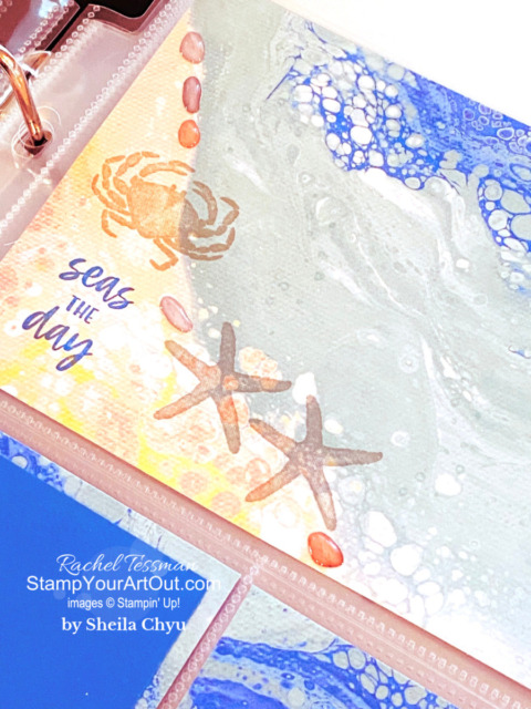 Our Stampers With ART Showcase Stamper for the month of March 2022 created some fantastic cards and memory pages with the Seas the Day Stamp Set and Sea Dies. Click here to see all these creations from Sheila Chyu. - Stampin’ Up!® - Stamp Your Art Out! www.stampyourartout.com