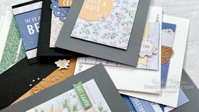 Make lots of greeting cards with the Heart & Home Memories & More Card Pack from Stampin’ Up!’s Jan-June 2022 Mini Catalog by just adding a few basic supplies: tools, adhesives, pearl embellishments, basic cardstock, and envelopes! Click here to access measurements, a how-to video with tips and tricks, other close-up photos, and links to all the products I used. - Stampin’ Up!® - Stamp Your Art Out! www.stampyourartout.com