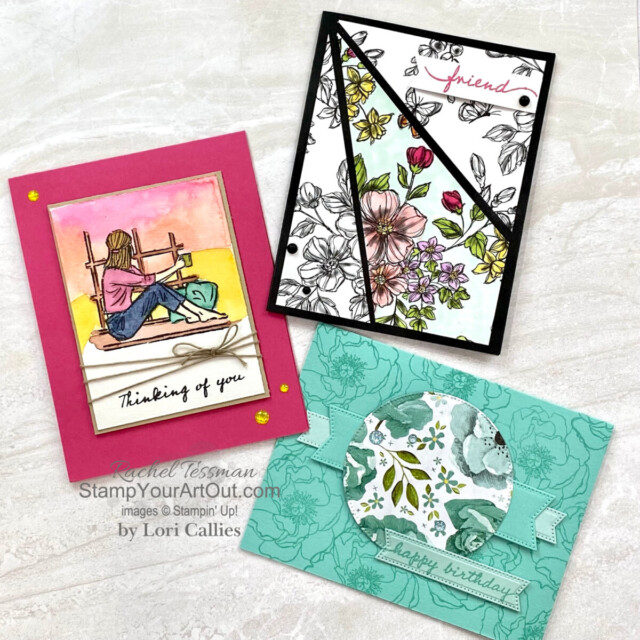 I have more cards to share with you made by fellow demonstrators in my Stampers With ART Swap group! Visit to see all 44 of these creative cards featuring new products in the 2022-23 Annual Catalog. - Stampin’ Up!® - Stamp Your Art Out! www.stampyourartout.com