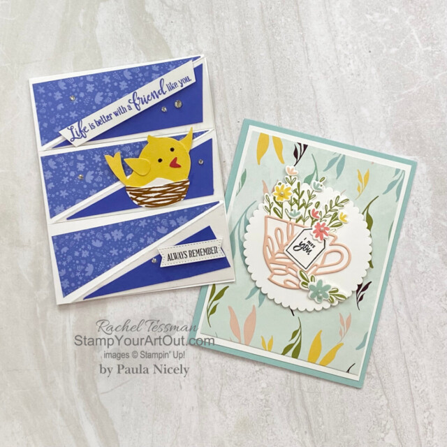 I have more cards to share with you made by fellow demonstrators in my Stampers With ART Swap group! Visit to see all 44 of these creative cards featuring new products in the 2022-23 Annual Catalog. - Stampin’ Up!® - Stamp Your Art Out! www.stampyourartout.com