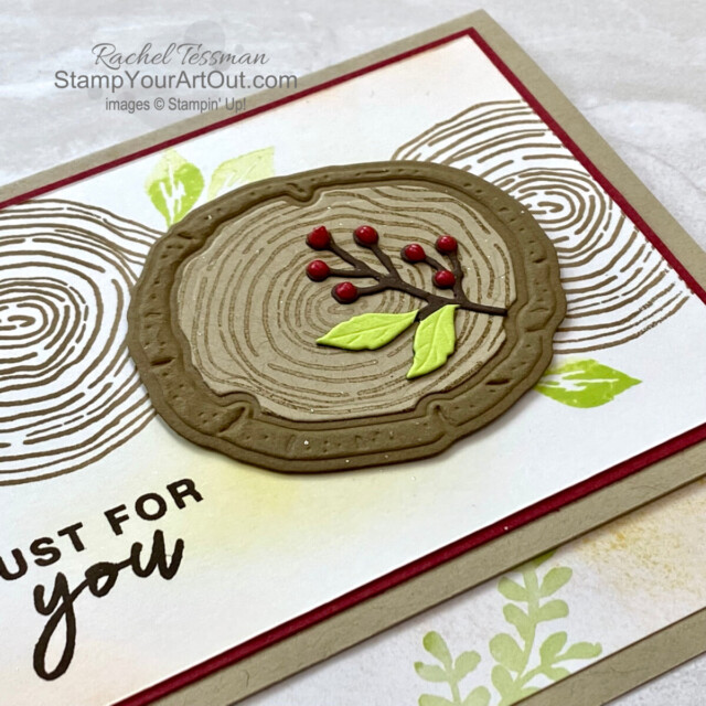 Visit my website so you can see how to use the coordinating Ringed With Nature Stamp Set, Tree Rings Embossing Folder & Dies, and Sale-a-Bration pick: Rings of Love Designer Paper (free with a $50+ order this July & August 2022) to make some pretty multilayered greeting cards! You’ll be able to access measurements, a how-to video, other photos, and links to the products I used. - Stampin’ Up!® - Stamp Your Art Out! www.stampyourartout.com
