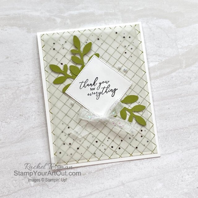 I’ve been creating cards with the Lovely Layers Vellum by Stampin’ Up!®. Visit my 6/25/22 blog post to see two of the cards I’ve made recently (and for links to when I shared more cards). Access more info…measurements, other photos, links, tips/directions, and a list of supplies I used. - Stampin’ Up!® - Stamp Your Art Out! www.stampyourartout.com