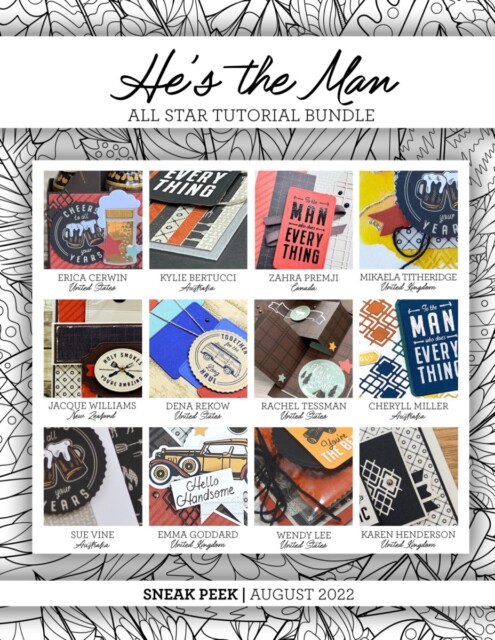 Here are the He’s the Man Suite All Star Tutorial Bundle Peeks. Place an order in the month of August 2022 and get this bundle of 12 fabulous paper crafting project tutorials for free! Or purchase it for just $15. - Stampin’ Up!® - Stamp Your Art Out! www.stampyourartout.com