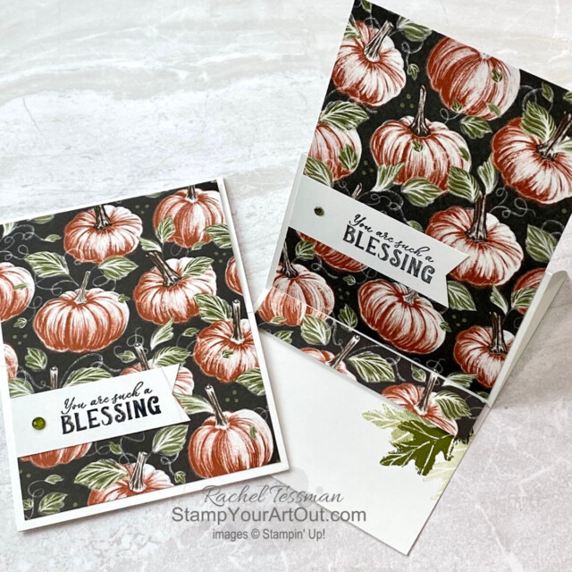 I’ve got some super easy but amazing easel cards to share that I made with Stampin’ Up!’s Awash In Beauty and Rustic Harvest Designer Papers. Access more photos, measurements, directions, and a supply list by visiting my 8/12/22 blog post on my website. Stampin’ Up!® - Stamp Your Art Out! www.stampyourartout.com