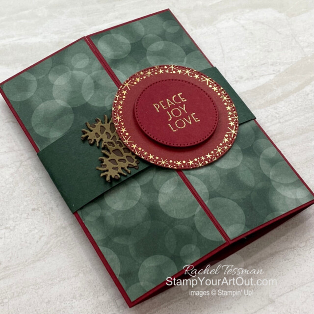 Learn how to make a Pop-Out Bendy Fun Fold Card with the Christmas Pinecones Dies, Inspired Thoughts Stamp Set, and Lights Aglow Specialty Designer Paper from Stampin’ Up!. You’ll be able to access measurements, a how-to video with tips and tricks, other close-up photos, and links to all the products I used. - Stampin’ Up!® - Stamp Your Art Out! www.stampyourartout.com