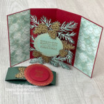 Learn how to make a Pop-Out Bendy Fun Fold Card with the Christmas Pinecones Dies, Inspired Thoughts Stamp Set, and Lights Aglow Specialty Designer Paper from Stampin’ Up!. You’ll be able to access measurements, a how-to video with tips and tricks, other close-up photos, and links to all the products I used. - Stampin’ Up!® - Stamp Your Art Out! www.stampyourartout.com