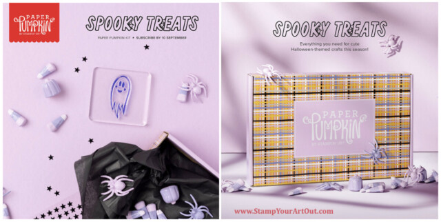 The September 2022 Spooky Treats Paper Pumpkin Kit. - Stampin’ Up!® - Stamp Your Art Out! www.stampyourartout.com