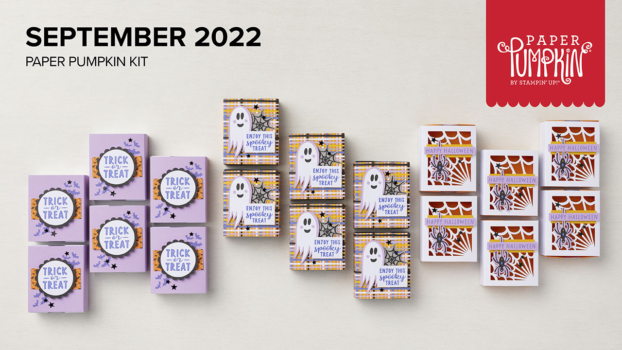 The September 2022 Spooky Treats Paper Pumpkin Kit. - Stampin’ Up!® - Stamp Your Art Out! www.stampyourartout.com