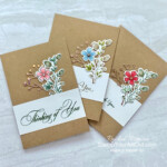 I’ve paired up the Fresh Cut Flowers stamp set with the Fresh Cut Stems dies from the limited-time coordinating die sets offered through the September 2022 Perfect Partners promotion to make a set of "Thinking of You" note cards. Click here to access directions, measurements, more photos, and links to the supplies I used. - Stampin’ Up!® - Stamp Your Art Out! www.stampyourartout.com