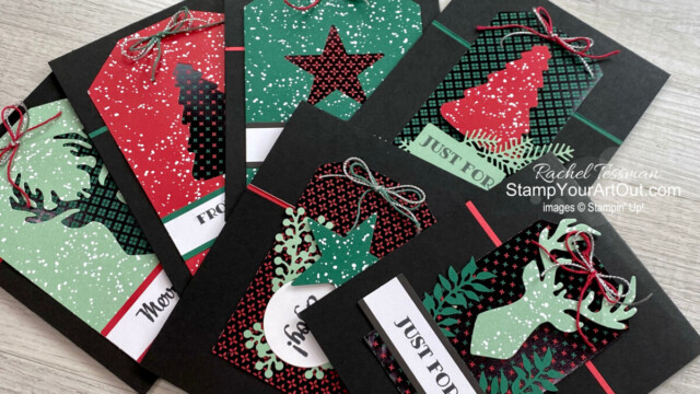Have you purchased the Christmas Gifting Kit by Stampin’ Up!®? I added a bit of extra cardstock, some envelopes, and some Silver Elegant Trim and not only “doubled the kit” but I turned 9 tags into 18 cards with pockets! Click here to access measurements, a link to the how-to video with directions and tips, other close-up photos, and links to all the products I used. - Stampin’ Up!® - Stamp Your Art Out! www.stampyourartout.com
