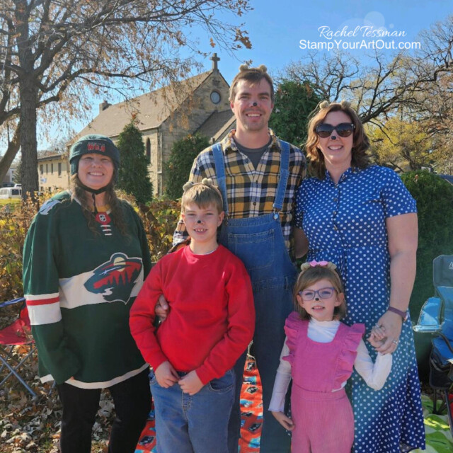 Family visited to see our newly remodeled rooms, celebrate Halloween, and see Nick perform with the Anoka HS Marching Band in the Anoka Halloween Parade! - Stampin’ Up!® - Stamp Your Art Out! www.stampyourartout.com