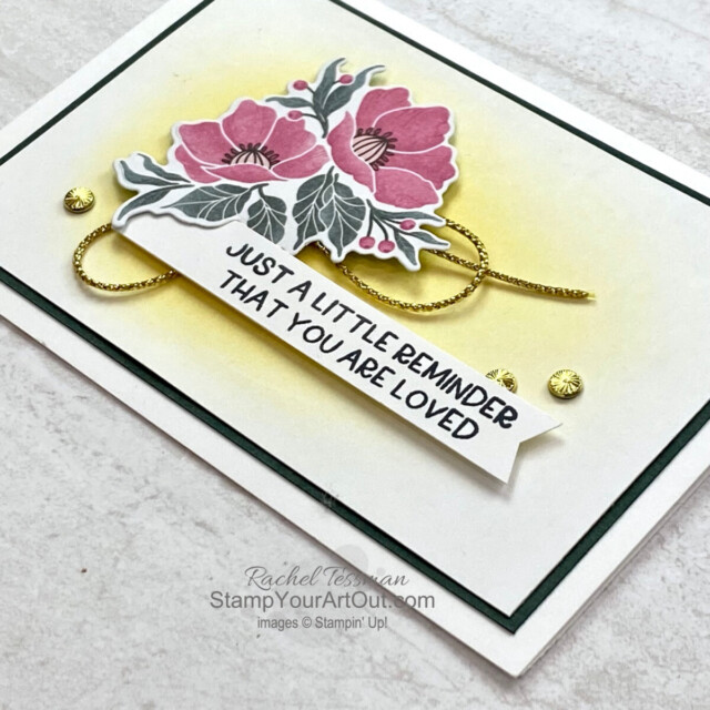 Visit my 11/6/22 post to learn the steps of making this sweet and simple card with the Fitting Florets Product Collection by Stampin’ Up!® Access measurements, more photos, tips, and links to all the products I used. - Stampin’ Up!® - Stamp Your Art Out! www.stampyourartout.com
