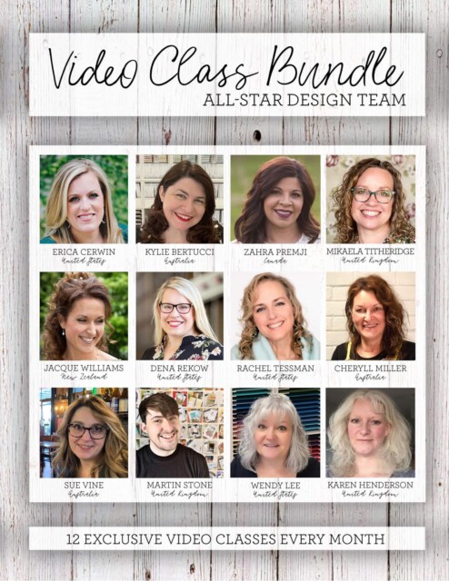 Here are the designers of the Exclusive All Star Video Classes for Jan - June 2023. We are excited to share creative ideas with you! Please click here to see how you can get your hands on 12 exclusive creative paper crafting project ideas each month. - Stampin’ Up!® - Stamp Your Art Out! www.stampyourartout.com