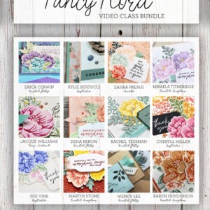 Here are the Fancy Flora Suite exclusive All Star Video Class Bundle peeks. Place an order in the month of January 2023 and get this bundle of 12 fabulous paper crafting project video classes for free! Or purchase the bundle for just $15. - Stampin’ Up!® - Stamp Your Art Out! www.stampyourartout.com