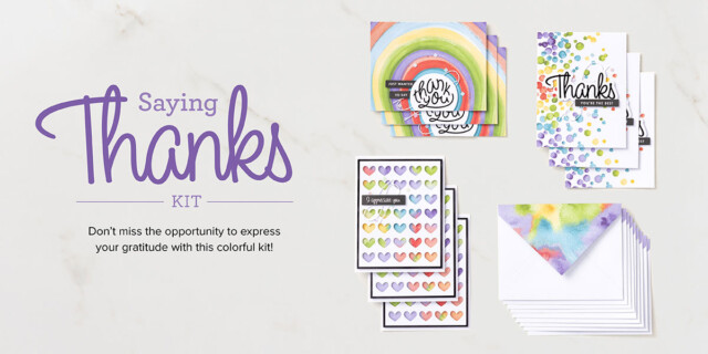 A new kit has been added to the Kits Collection by Stampin’ Up! This Saying Thanks Kit is available starting 1/5/23 (while supplies last). - Stampin’ Up!® - Stamp Your Art Out! www.stampyourartout.com