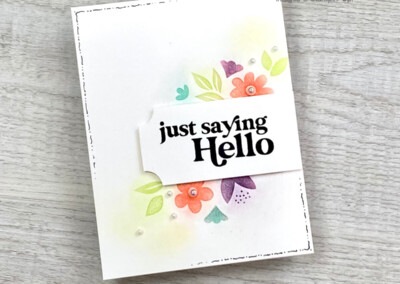 Simple and Fabulous Hello Card